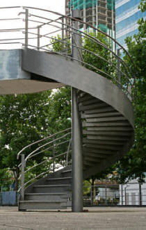 Steel Spiral Stair 