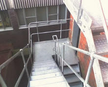 Fire escape, Essex House, Kingston upon hull